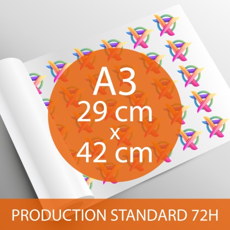 Impression DTF A3 42 x 28 cm - Production Standard 72h