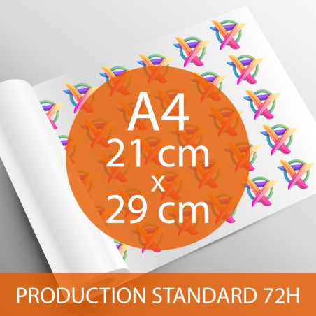 Impression DTF A4 21 x 28 cm - Production Standard 72h