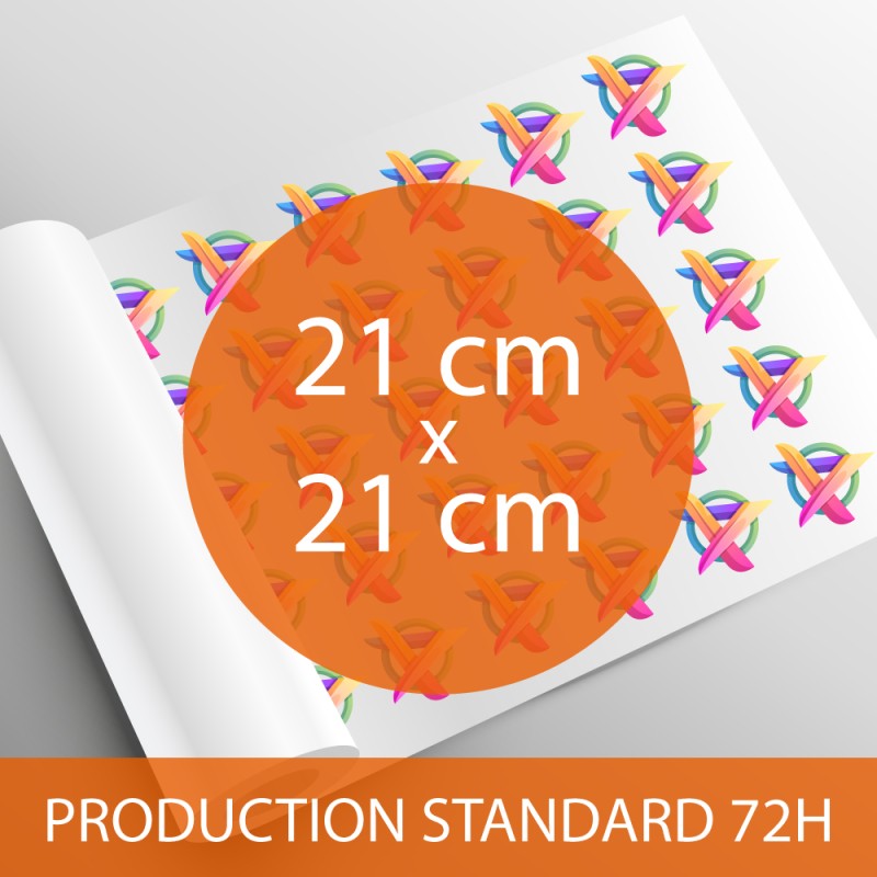 Impression DTF 21 x 21 cm - Production Standard 72h