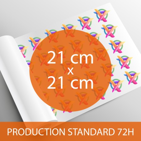 Impression DTF 21 x 21 cm - Production Standard 72h